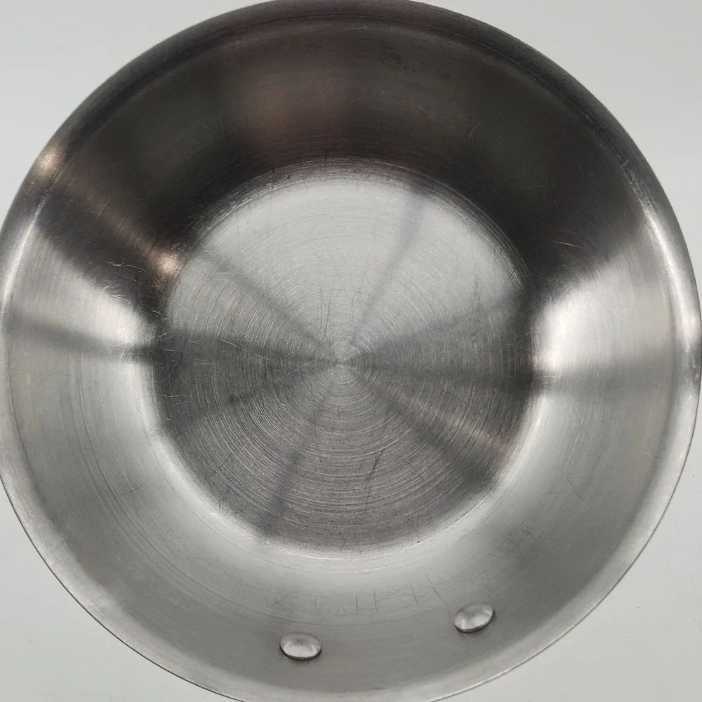 Emeril 8 Inch Stainless Steel Copper Core Base Skillet Fry Pan Silver Cookware